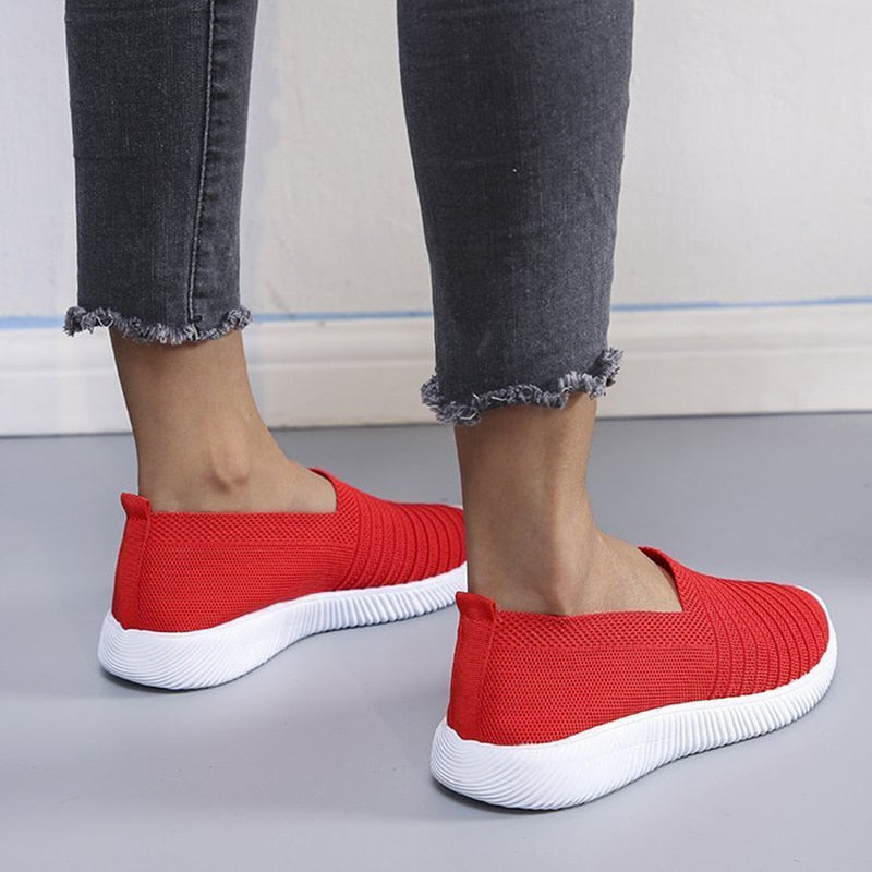 2021 Women Sneakers Fashion Socks Shoes Casual White Sneakers Summer knitted Vulcanized Shoes Women Trainers Tenis Feminino