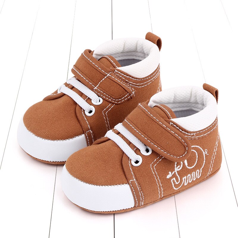 Infant Newborn Baby Girls Polka Dots Heart Autumn Lace-Up First Walkers Sneakers Shoes Toddler Classic Casual Shoes