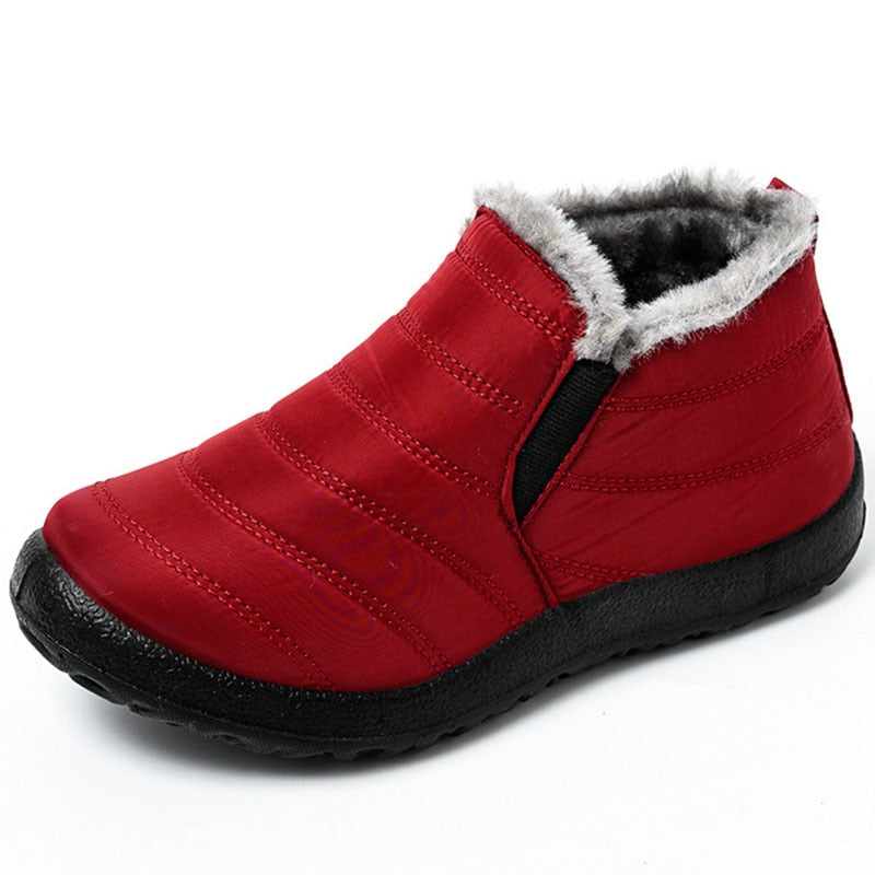 Women's Winter Sneakers Woman Shoes For Women Warm Fur Chunky Sneakers Platform Casual Shoes Woman Red Sneakers Basket Femme