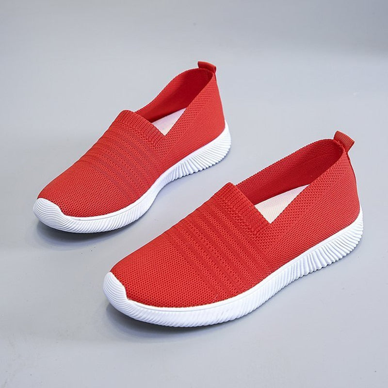 2021 Women Sneakers Fashion Socks Shoes Casual White Sneakers Summer knitted Vulcanized Shoes Women Trainers Tenis Feminino