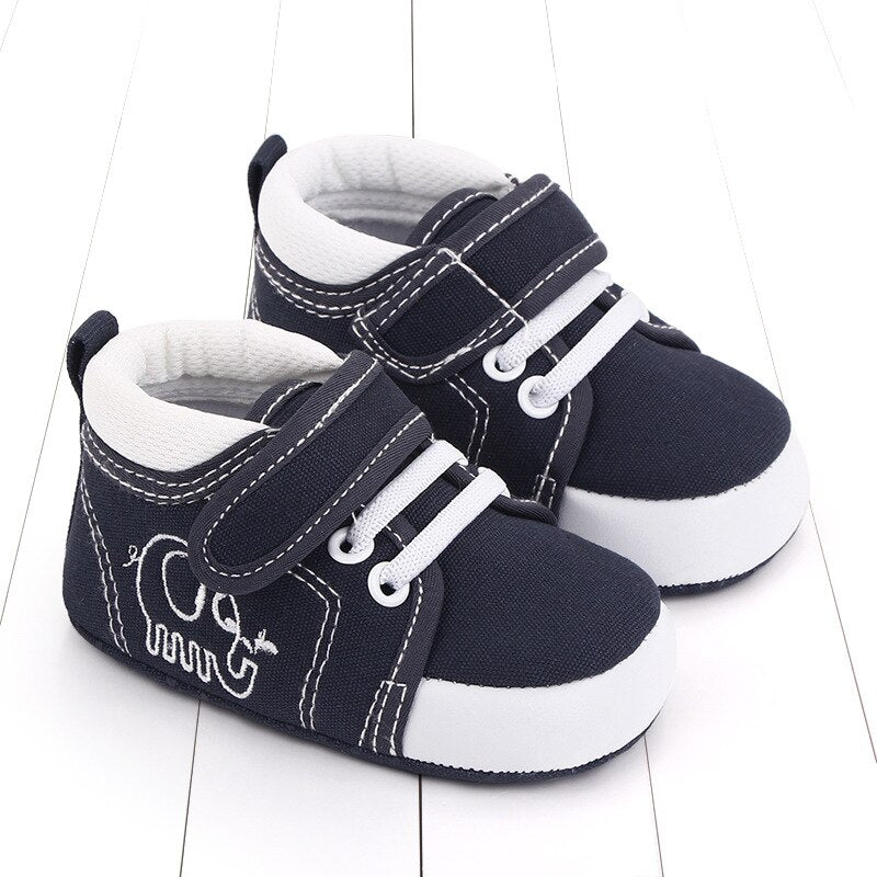 Infant Newborn Baby Girls Polka Dots Heart Autumn Lace-Up First Walkers Sneakers Shoes Toddler Classic Casual Shoes