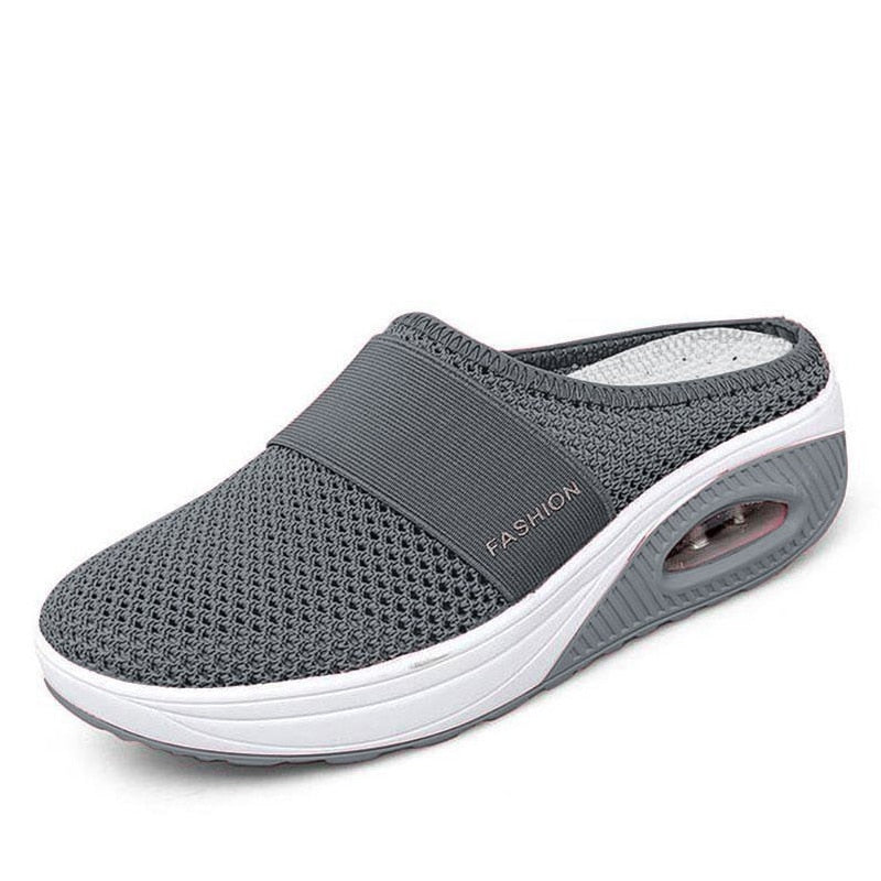 Women Shoes Casual Increase Cushion Shoes Women Non-slip Platform Sneakers For Women Breathable Mesh Outdoor Walking Slippers