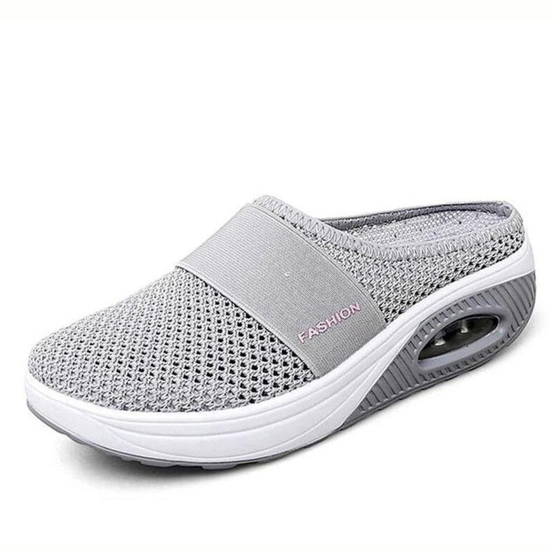 Women Shoes Casual Increase Cushion Shoes Women Non-slip Platform Sneakers For Women Breathable Mesh Outdoor Walking Slippers