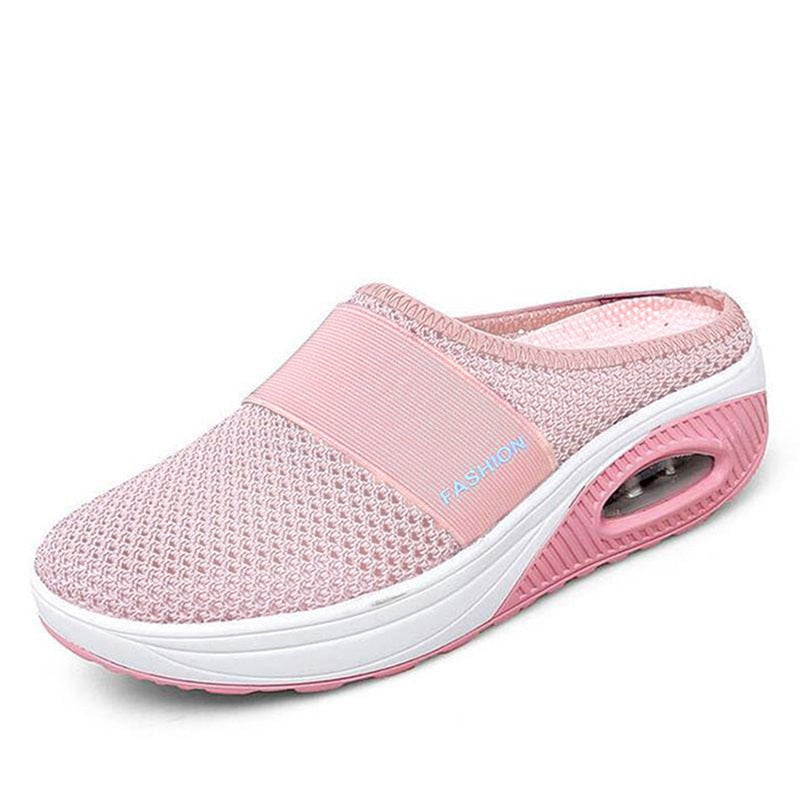 Women Shoes Casual Increase Cushion Shoes Women Non-slip Platform Sneakers For Women Breathable Mesh Outdoor Walking Slippers